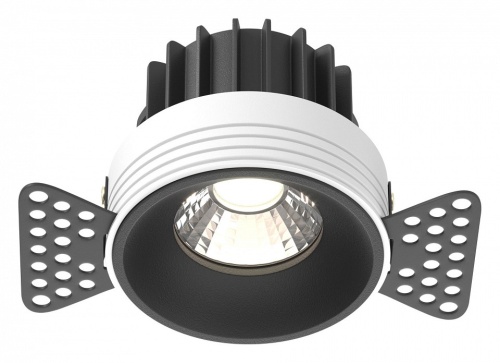 Встраиваемый светильник Maytoni Technical Round DL058-12W4K-TRS-B