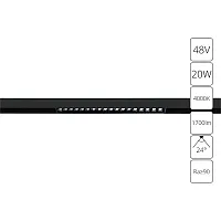 Магнитный трековый  светильник Arte Lamp Linea A4635PL-1BK