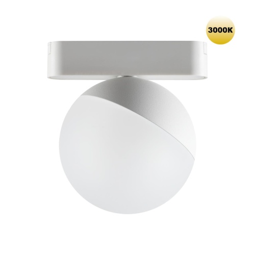 NOVOTECH 359263 SHINO NT23 194 белый Трековый светильник для низковольтного шинопровода IP20 LED 10W 48V 800Лм 3000К SMAL