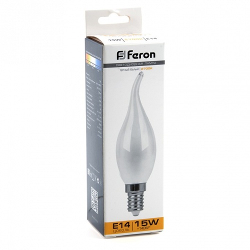 Лампа светодиодная Feron LB-718 E14 15Вт 2700K 38260 фото 4