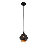 SL258.403.01 Светильник подвесной ST-Luce Черный/Черный, Золото E14 1*40W