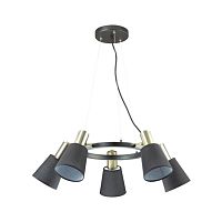 LUMION 3638/5 MODERNI LN19 000 черный Люстра E14 5*40W 220V MARCUS