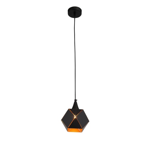 SL258.403.01 Светильник подвесной ST-Luce Черный/Черный, Золото E14 1*40W