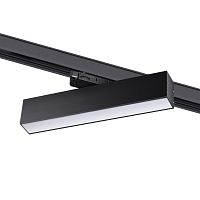 NOVOTECH 358853 PORT NT22 308 черный Светильник трехфазный трековый светодиодный IP20 LED 4000K 18W 220V ITER