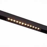 ST361.436.12 Магнитный трековый светильник Черный LED 1*12W 3000K 1 009Lm Ra>90 36° IP20 L222xW22xH44 48V