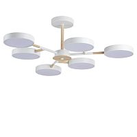 LUMION 5652/99CL LEDIO LN26 347 белый, дерево Люстра потолочная LED 108W  3000/4000/6000К 220V BRAD