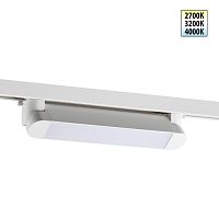 NOVOTECH 359797 PORT NT25 264 белый Светильник однофазный трехжильный трековый с переключ. цв. температуры IP20 LED 12W 180-265V 2700К/3200К/4000К ITER