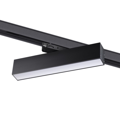 NOVOTECH 358853 PORT NT22 308 черный Светильник трехфазный трековый светодиодный IP20 LED 4000K 18W 220V ITER