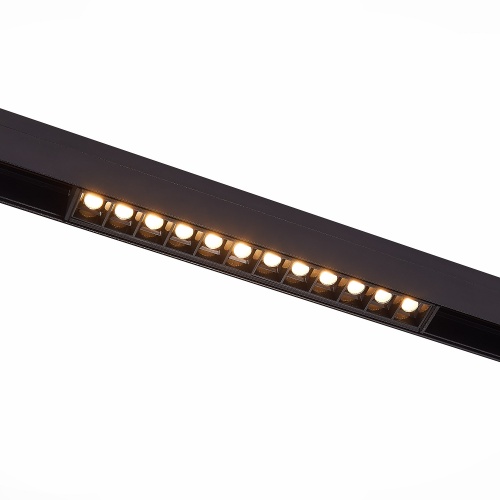 ST361.436.12 Магнитный трековый светильник Черный LED 1*12W 3000K 1 009Lm Ra>90 36° IP20 L222xW22xH44 48V
