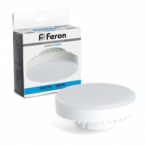 Лампа светодиодная Feron LB-474 GX70 25Вт 6400K 38270 фото 2