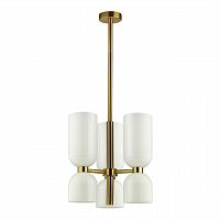 ODEON LIGHT 4798/6 MIDCENT ODL21 539 бронзовый/белый Люстра E14 6*60W ORINOCO