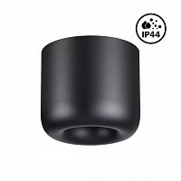 NOVOTECH 359440 OVER NT24 372 черный Светильник накладной влагозащищённый IP44 LED 10W 220-240V 3000K 650Лм LISSE
