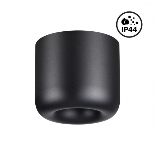 NOVOTECH 359440 OVER NT24 372 черный Светильник накладной влагозащищённый IP44 LED 10W 220-240V 3000K 650Лм LISSE