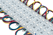Модуль светодиодый SWG , 3LED, 0,72Вт, 12В, IP65, Цвет: RGB, провод 15см