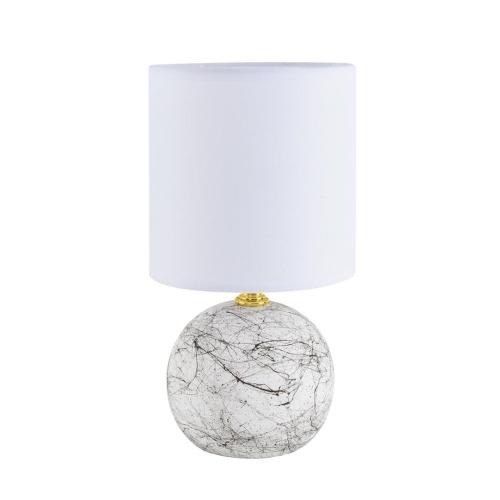 LUMION 8166/1T COUNTY LN26 504 белый, керамика/текстиль Настольная лампа E14 1*40W 220V VILANA