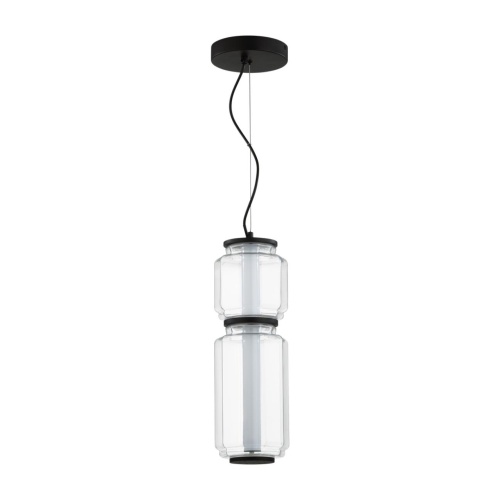 ODEON LIGHT EXCLUSIVE 5409/20L HIGHTECH ODL_EX24 105 черный/прозрачный/металл/стекло/акрил Подвес LED 20W 3000K 1480Лм JAM