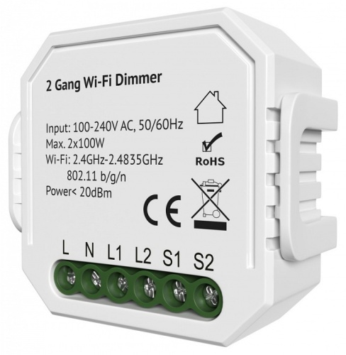 Контроллер-диммер Wi-Fi для смартфонов и планшетов Denkirs Relay RL1004-DM/1 Контроллер-диммер Wi-Fi для смартфонов и планшетов Denkirs Relay RL1004-DM/1