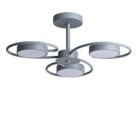 LUMION 5658/36CL LEDIO LN23 279 серый Люстра потолочная LED 36W 3000-6000K 1840Лм 220V EVIN