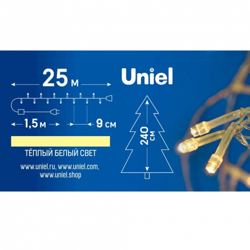 Гирлянда Нить Uniel ULD-S2500-225/STK UL-00010893 фото 7