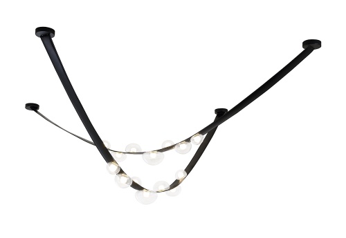 Светильник подвесной Crystal Lux BOSQUE SP7 L3000 BLACK/TRANSPARENT Светильник подвесной Crystal Lux BOSQUE SP7 L3000 BLACK/TRANSPARENT