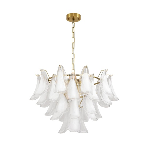 LUMION 8385/9 NEOCLASSI LN26 141 золото/белый, металл/стекло Люстра E14 9*40W 220V PLUME