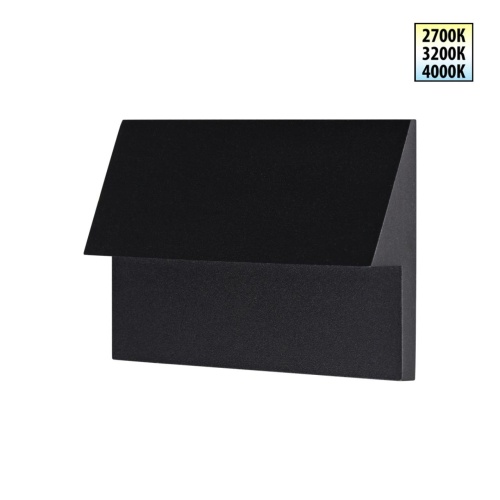 NOVOTECH 359725 STREET NT25 766 черный Подсветка для лестниц с переключателем цв. температуры IP65 LED 3W 100-240V 2700К\3200К\4000К SCALA