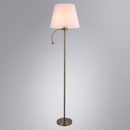 Торшер с подсветкой Arte Lamp Elba A2581PN-2AB фото 2