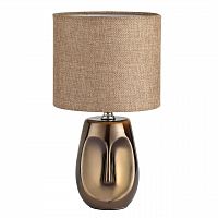 LUMION 8150/1T MODERNI LN26 474 бронза/бежевый, керамика/текстиль Настольная лампа Е27 1*60W 220V AKIVI