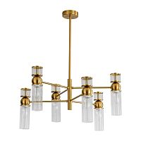 LUMION 8276/6 MODERNI LN26 162 латунь/прозрачный, металл/стекло Люстра Е14 6*40W 220V DENVER