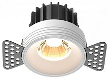 Встраиваемый светильник Maytoni Technical Round DL058-12W2.7K-TRS-W
