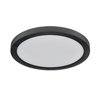 SONEX 7788/18L MITRA LED SN 537 Светильник пластик/белый/черный LED 18Вт 3000/4000/6500К D225 IP44 CCT/датчик движения NEBULA BLACK