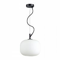 ODEON LIGHT 4753/1 PENDANT ODL21 411 белый/черный Подвес E27 60W ROOFI