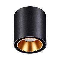 NOVOTECH 358485 OVER NT20 442 черный/золото Светильник накладной IP20 LED 10W 220V RECTE