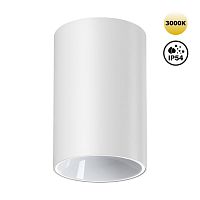 NOVOTECH 359416 OVER NT24 430 белый Светильник накладной влагозащищённый IP54 LED 10W 170-265V 3000К 830Лм RECTE