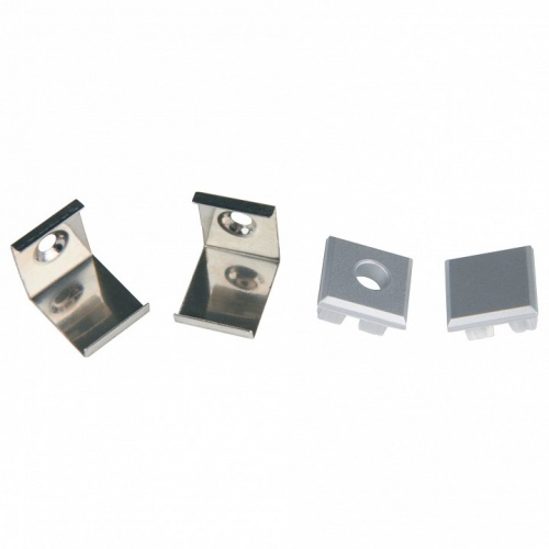 Набор заглушек и скоб для профиля Uniel UFE-N05 SILVER A POLYBAG UL-00000625 Набор заглушек и скоб для профиля Uniel UFE-N05 SILVER A POLYBAG UL-00000625