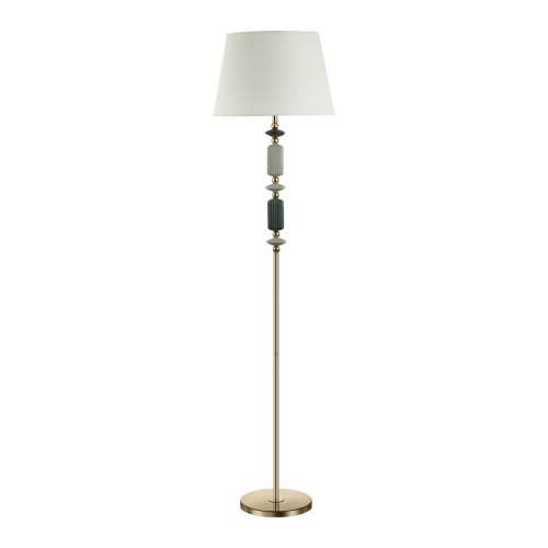 ODEON LIGHT EXCLUSIVE 4861/1FA CLASSIC ODL_EX22 133 золотой/раноцветн.керамика/абажур Торшер E27 1*60W 4861/1FA CANDY
