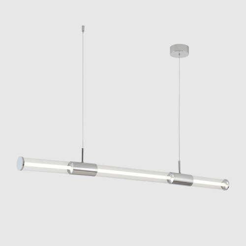 Светильник подвесной Crystal Lux LINEUP SP24W LED CHROME фото 7 Светильник подвесной Crystal Lux LINEUP SP24W LED CHROME фото 7
