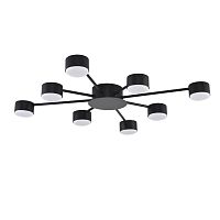 LUMION 8344/8C COMFI LN26 251 черный, металл Люстра GX53 LED 8*7W 220V TORINA