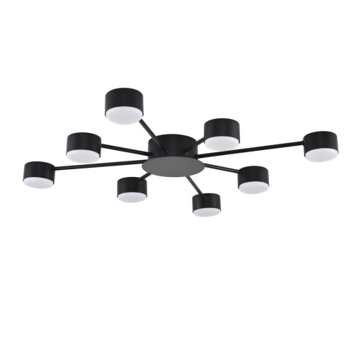 LUMION 8344/8C COMFI LN26 251 черный, металл Люстра GX53 LED 8*7W 220V TORINA