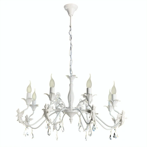 Подвесная люстра Arte Lamp Angelina A5349LM-8WH Подвесная люстра Arte Lamp Angelina A5349LM-8WH