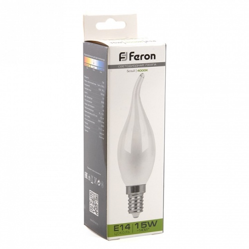Лампа светодиодная Feron LB-718 E14 15Вт 4000K 38262 фото 3