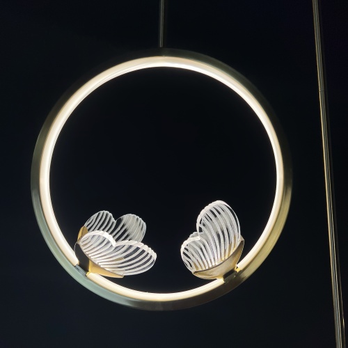 Подвесной светильник BABETTA RING 1 brass 4000К фото 8
