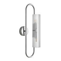 LUMION 8258/2W SUSPENTIONI LN26 285 серебро/прозрачный, металл/стекло Бра G9 2*20W 220V TORONTO