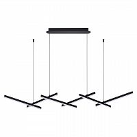 ODEON LIGHT 3890/85L L-VISION ODL20 310 черный/металл Подвесной светильник LED 4000K 85W 220V RUDY