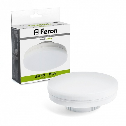 Лампа светодиодная Feron LB-472 GX70 15Вт 4000K 48304 фото 5 Лампа светодиодная Feron LB-472 GX70 15Вт 4000K 48304 фото 5