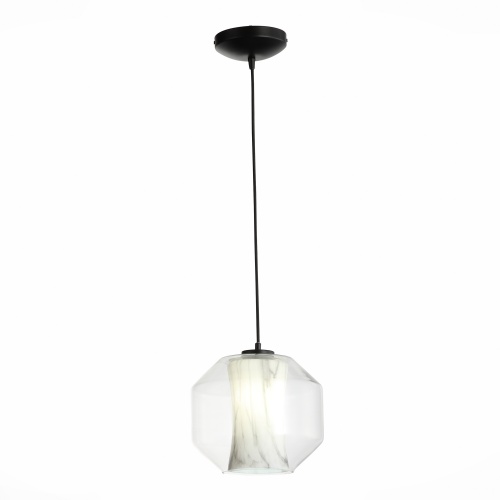 SL1169.113.01 Подвес ST-Luce Черный/Прозрачный, Белый E27 1*40W SL1169.113.01 Подвес ST-Luce Черный/Прозрачный, Белый E27 1*40W