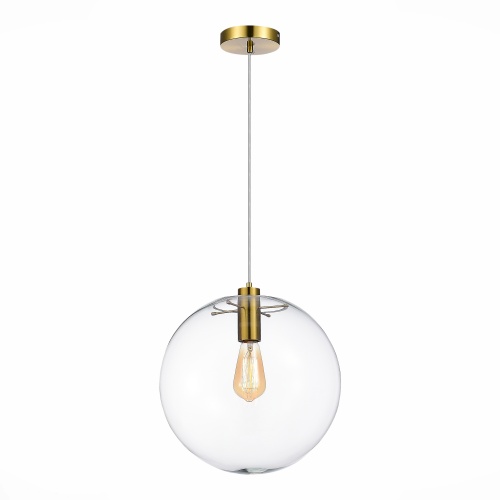 SL1056.233.01 Подвес ST-Luce Золотой/Прозрачный E27 1*60W SL1056.233.01 Подвес ST-Luce Золотой/Прозрачный E27 1*60W
