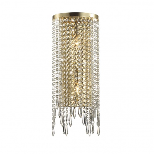 ODEON LIGHT 5028/2WA MODERN ODL23 621 золотой/прозрачный металл/хрусталь Бра E14 2*40W CHOKKA