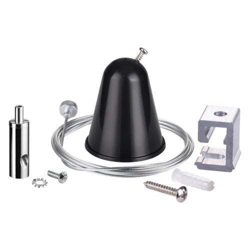 NOVOTECH 135023 PORT NT19 255 черный Подвесной комплект с тросом 1.5м IP20