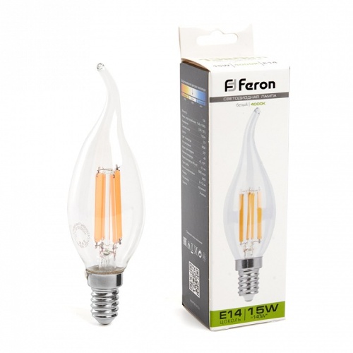 Лампа светодиодная Feron LB-718 E14 15Вт 4000K 38263 фото 4